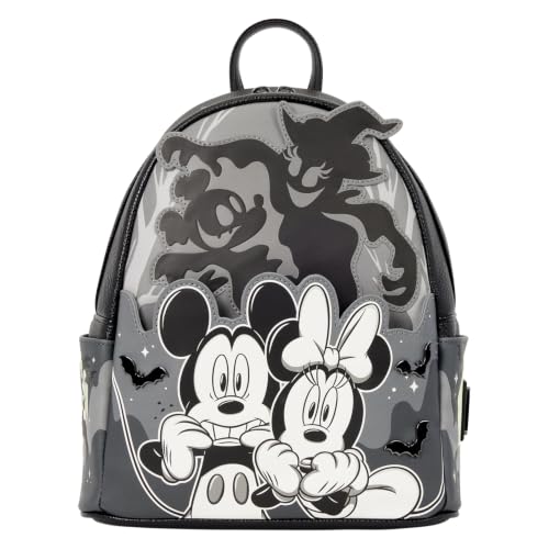 Loungefly Disney Mickey & Minnie Ghost Light-Up Mini Backpack