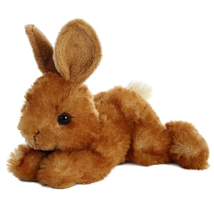 Aurora® Adorable Mini Flopsie™ Bitty Bunny™ Stuffed Animal - Playful Ease - Timeless Companions - Brown 8 Inches