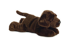 Aurora® Adorable Flopsie™ Max™ Chocolate Lab Stuffed Animal - Used to Create Imaginative Play Adventures - Perfect for Birthdays, Kids and Adults, All Ages - Brown 12.5 Inches