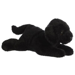 Aurora® Adorable Flopsie™ Black Labrador Stuffed Animal - Used to Create Imaginative Play Adventures - Perfect for Birthdays, Kids and Adults, All Ages - Black 12 Inches