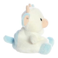 Aurora® Adorable Palm Pals™ Skyla Blueberry Cow™ Stuffed Animal - Fun Collectible Plush for Kids and Adult Collectors - Perfect for Decorating Rooms and Birthday Gifts - Blue 4.5 Inches