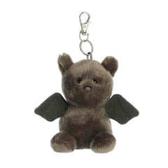 Aurora® Adorable Palm Pals™ Luna Bat™ Clip-On - Fun Collectible Plush for Kids and Adult Collectors - Perfect for Decorating Rooms and Birthday Gifts - Black 4 Inches