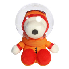 Aurora® Adorable Peanuts® Astronaut Snoopy Stuffed Animal - Officially Licensed Toys for All Snoopy Fans - Nostalgic Gift for Adults and Birthday Celebrations - Helmet 11.5 Inches