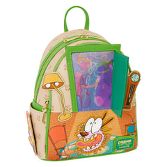 Loungefly Courage the Cowardly Dog Varioius Monsters Mini Backpack