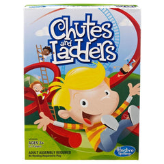 Hasbro Gaming Chutes and Ladders Board Game, Classic Preschool Game, Ages 3+