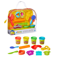 Play-Doh Starter Set 9-Piece Kit with Storage Tote & 4 Compound Cans, Ages 3+