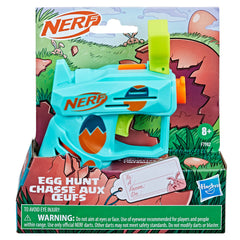 Nerf Elite 2.0 Easter Egg Hunt Blaster, 2 Nerf Elite Darts, Pull to Prime