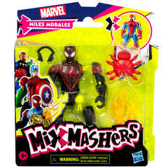 Spider-Man Marvel MixMashers Miles Morales Custom Mix-and-Match Action Figure & Accessories