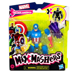 Marvel MixMashers Captain America Custom Avengers Mix-and-Match Action Figure & Accessories