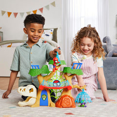 Spidey and HIS Amazing Friends Marvel Dino-Webs Treehouse Super Hero Playset