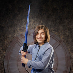 Star Wars Lightsaber Forge Kyber Core Darksaber, Customizable Electronic Mandalorian Lightsaber