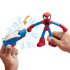Play-Doh Marvel Spider-Man Thwip Squisher Set with Bendy Action Figure, Imagination Ages 4+