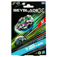 Beyblade X Lance Knight 4-80HN Starter Pack Set with Defense Type Right-Spinning Top and Launcher
