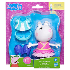 Peppa Pig Suzy Sheep-Up Figure with 6 Easy-On Fashion Accessories, Preschool Toy Ages 3+