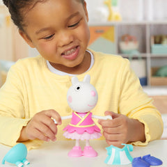 Peppa Pig Suzy Sheep-Up Figure with 6 Easy-On Fashion Accessories, Preschool Toy Ages 3+