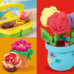 Play-Doh Blooming Flower Garden Toy Playset, Nature Pretend Play, Arts & Crafts Ages 3+