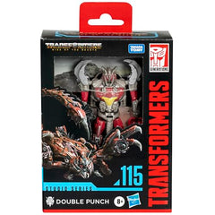 Transformers Toys Studio Series Deluxe Class Rise of the Beasts 115 Double Punch 4.5-inch Converting