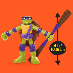 Play-Doh Teenage Mutant Ninja Turtles Mutation Station Playset, Bendy 4-Inch Donnie Action Figure