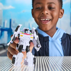 Transformers CYBERWORLD Wheeljack Cyber Changers 4-Inch Action Figure, Robot Toys Ages 6+