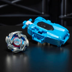 Beyblade X Cobalt Dragoon 2-60C Deluxe Left-Spin String Launcher Set with Attack Type Top