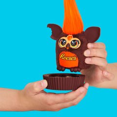 Furby Furblets REESE'S Peanut Butter Cup Mini 3-Inch Electronic Plush, Candy Toy 6+