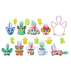 Furby Minis Advent Calendar Ages 6+, 24 Days of Surprise Holiday Toys with 1-Inch Figures