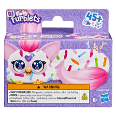 Furby DJ Furblets Berry-Cup-Cake Mini Electronic Plush Toy with Funny Stretchable Sound Effects