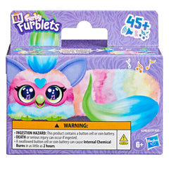 Furby DJ Furblets Can-Dee-Swirl Mini Electronic Plush Toy with Funny Stretchable Sound Effects