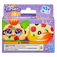 Furby DJ Furblets Pepp-Oh-Roni Mini Electronic Plush Toy with Funny Stretchable Sound Effects
