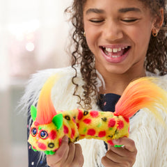 Furby DJ Furblets Pepp-Oh-Roni Mini Electronic Plush Toy with Funny Stretchable Sound Effects