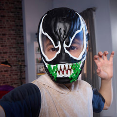 Marvel Spider-Man VenomVersus Venom Glow-in-The-Dark Mask for Role Play, Super Hero Toy Ages 5+