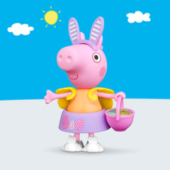 Peppa Pig Springtime Dress-Up Figure with 6 Easy-On Fashion Accessories, Preschool Toy Ages 3+