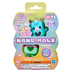 Nano-MALS Pawtricia The Blue Kitty, Electronic Pet Cat, Interactive Fidget Toys Ages 5+