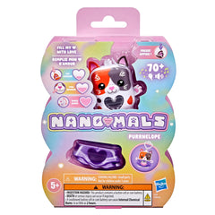 Nano-MALS Purrnelope The Calico Kitty, Electronic Pet Cat, Interactive Fidget Toys Ages 5+