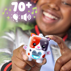 Nano-MALS Purrnelope The Calico Kitty, Electronic Pet Cat, Interactive Fidget Toys Ages 5+