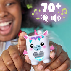 Nano-MALS Meadowmist The Unicorn, Electronic Pet Unicorn Toy, Interactive Fidget Toys Ages 5+