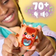 Nano-MALS Cowbert The Highland Cow, Electronic Pet Cow Toy, Interactive Fidget Toys Ages 5+