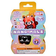 Nano-MALS Pamanda The Red Panda, Electronic Pet Panda Toy, Interactive Fidget Toys Ages 5+