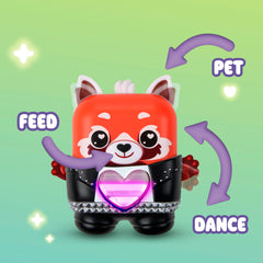 Nano-MALS Pamanda The Red Panda, Electronic Pet Panda Toy, Interactive Fidget Toys Ages 5+