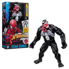 Marvel Spider-Man Titan Series Venom Deluxe Action Figure, 12-Inch (30 cm) Super Hero Toy Ages 4+