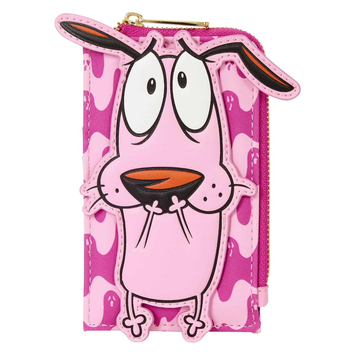 Loungefly Courage the Cowardly Dog Scared 4 Card Slots Cardholder
