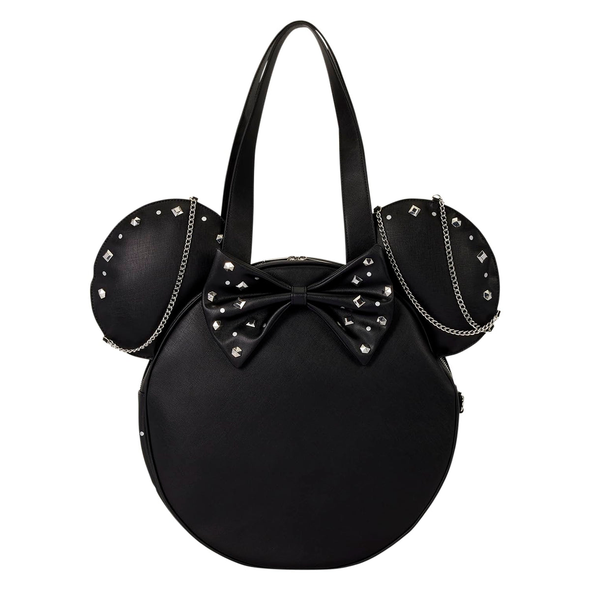 Loungefly Disney Minnie Mouse Studs and Chains Oversized Tote Bag