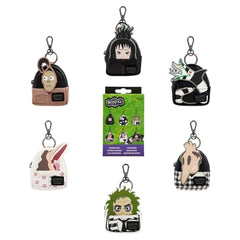 Loungefly Beetlejuice Exclusive Cosplay Mystery Keychain Mini Backpack