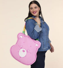 Loungefly Care Bears Cheer Bear Cosplay Oversized Canvas Tote Bag