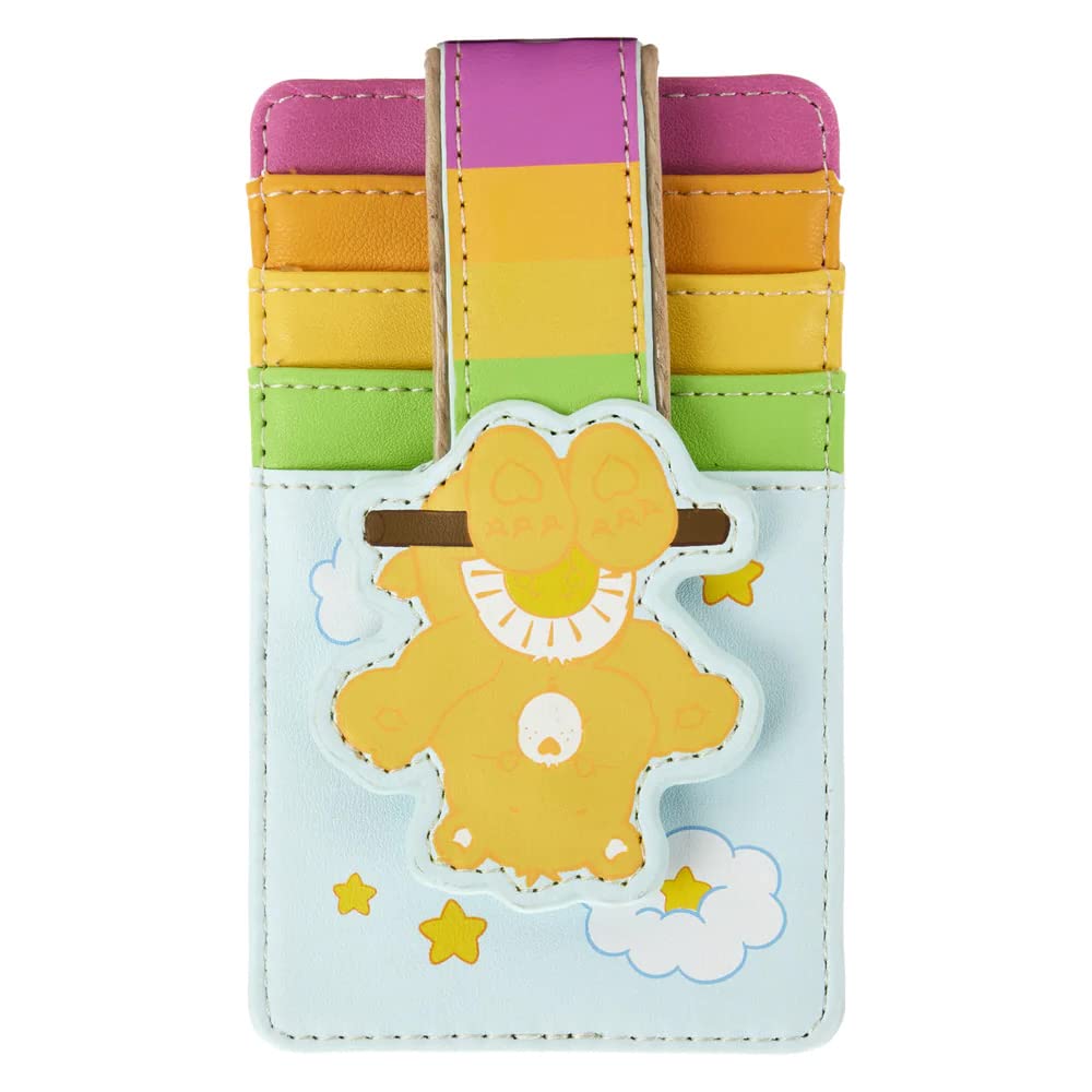 Loungefly Care Bears Funshine Bear Rainbow Polyurethane Cardholder
