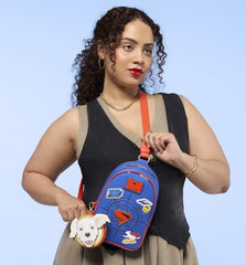 Loungefly Warner Bros. DC Supergirl Krypto Sling Crossbody Bag
