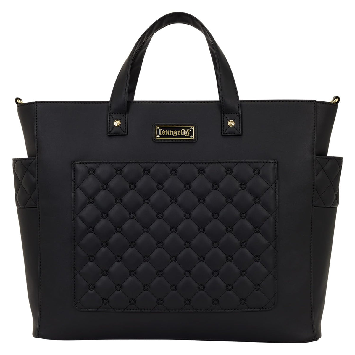 Loungefly The Mo Black Convertible and Pin Trader Backpack