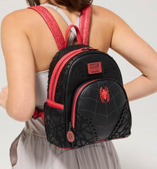 Loungefly Marvel Spider-Man Web 3D Embroidered Mini Backpack