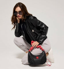 Loungefly Marvel Spider-Man Web 3D Embroidered Crossbody Bag