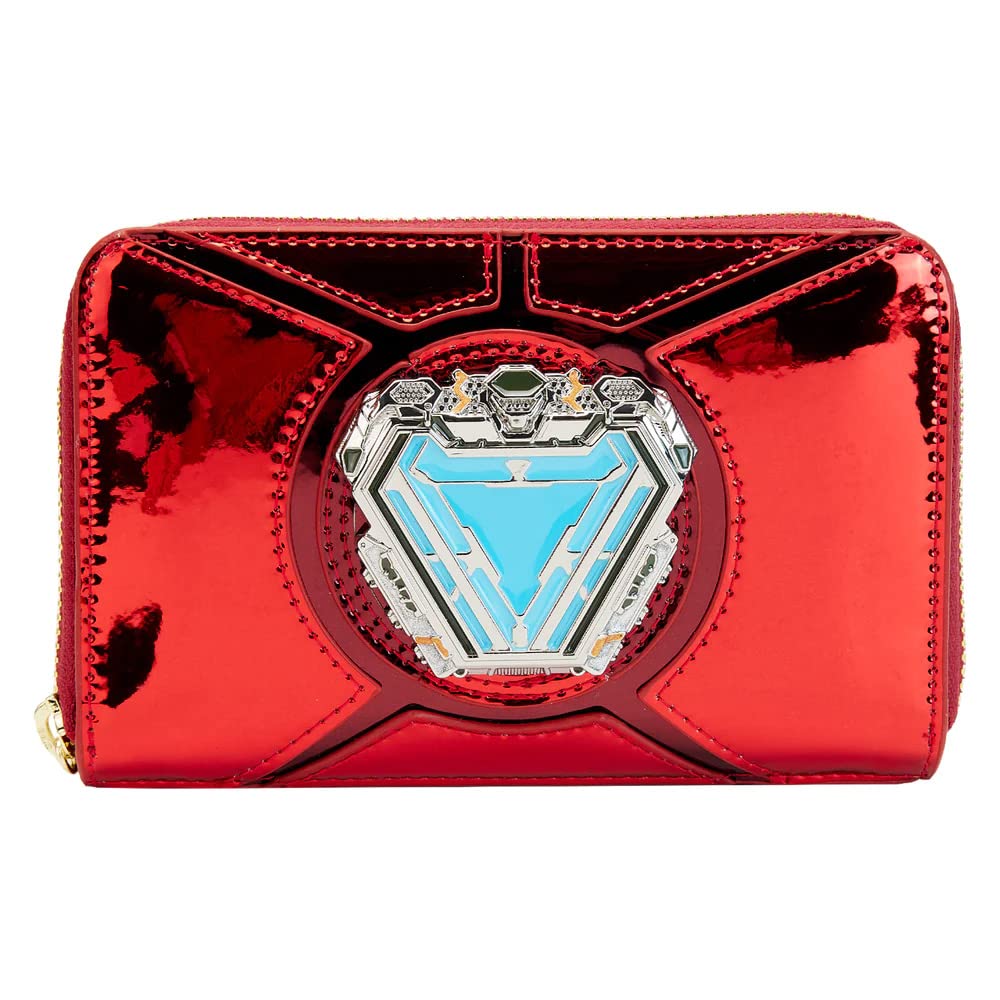 Loungefly Marvel Iron Man 15th Anniversary Zip Wallet